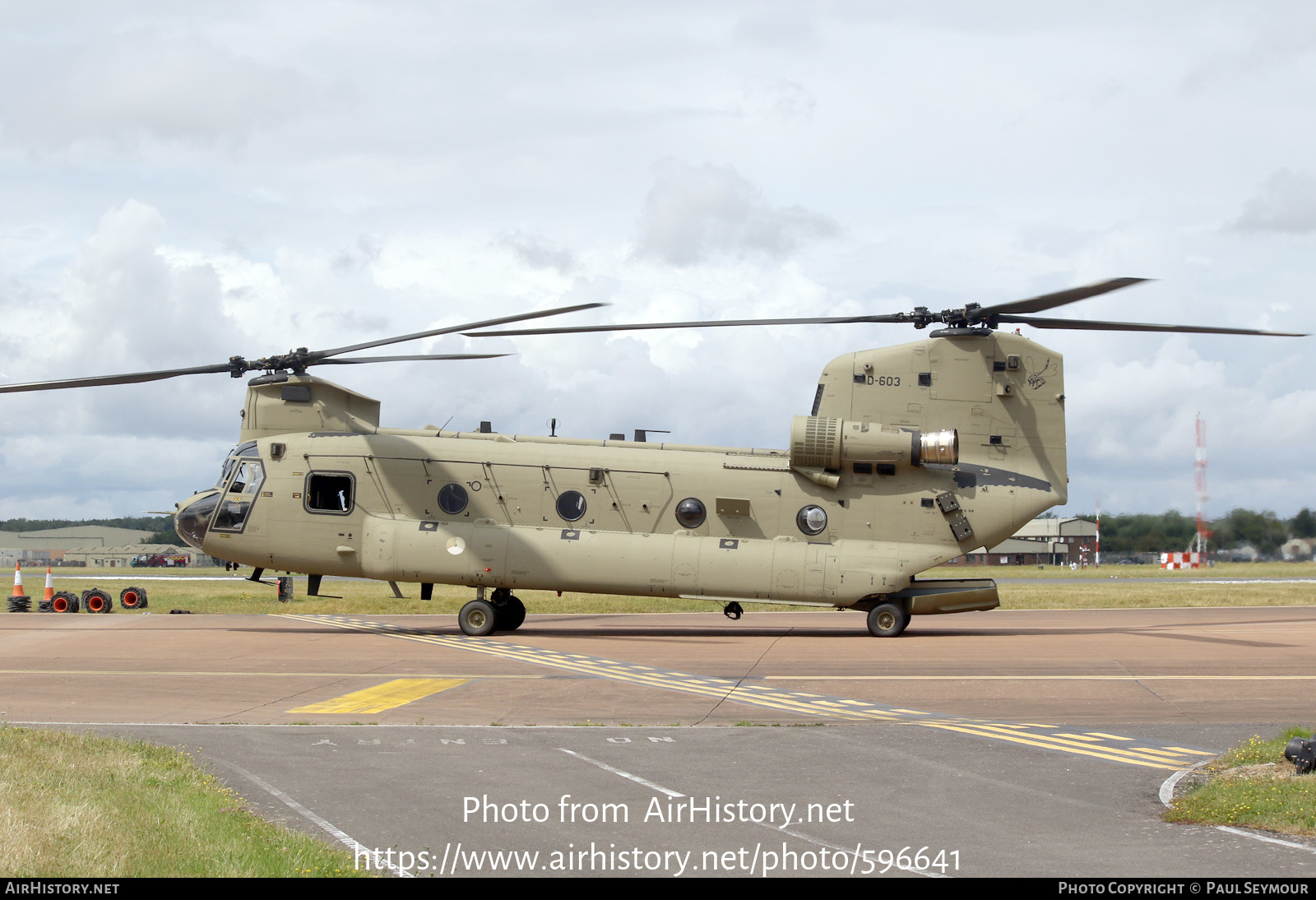 Aircraft Photo of D-603 | Boeing CH-47F Chinook (414) | Netherlands - Air Force | AirHistory.net #596641