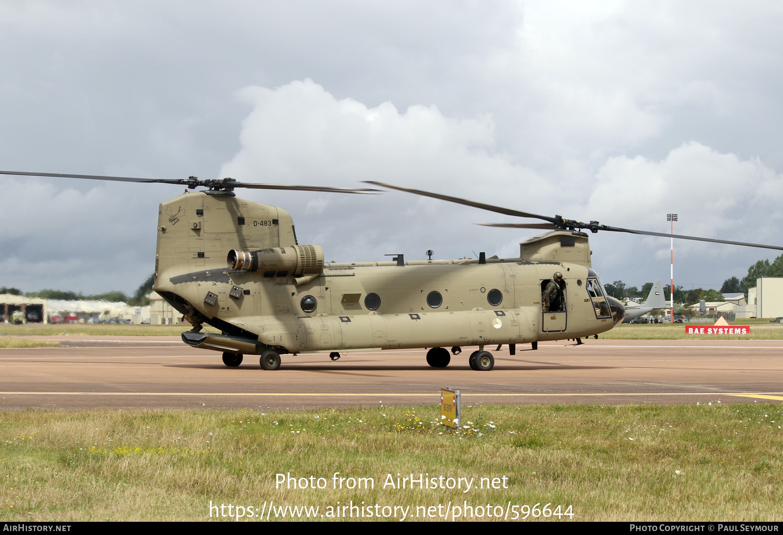 Aircraft Photo of D-483 | Boeing CH-47F Chinook (414) | Netherlands - Air Force | AirHistory.net #596644