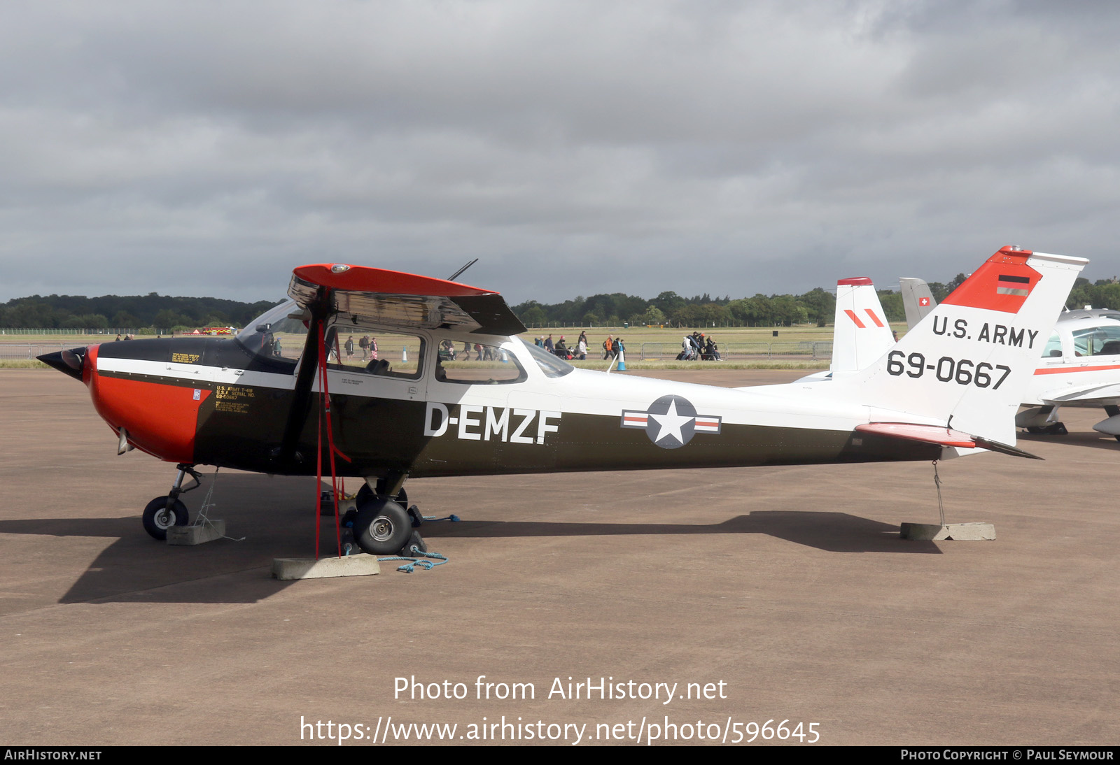 Aircraft Photo of D-EMZF / 69-0667 | Reims F172H Skyhawk | USA - Army | AirHistory.net #596645