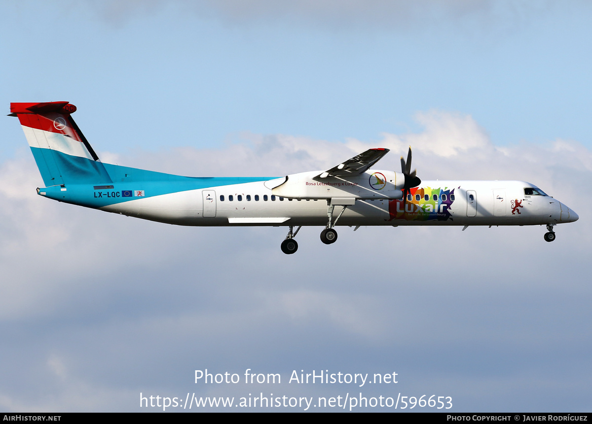 Aircraft Photo of LX-LQC | Bombardier DHC-8-402 Dash 8 | Luxair | AirHistory.net #596653