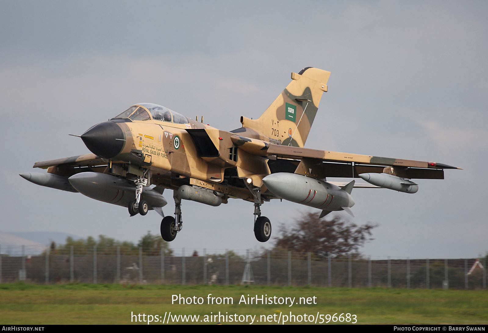 Aircraft Photo of 703 | Panavia Tornado IDS | Saudi Arabia - Air Force | AirHistory.net #596683