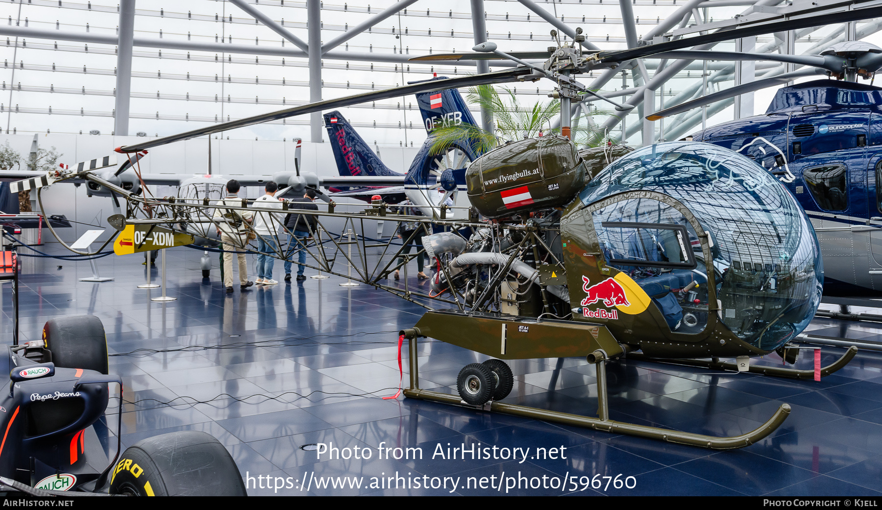 Aircraft Photo of OE-XDM | Bell 47G-3B-1 Sioux | Red Bull | AirHistory.net #596760