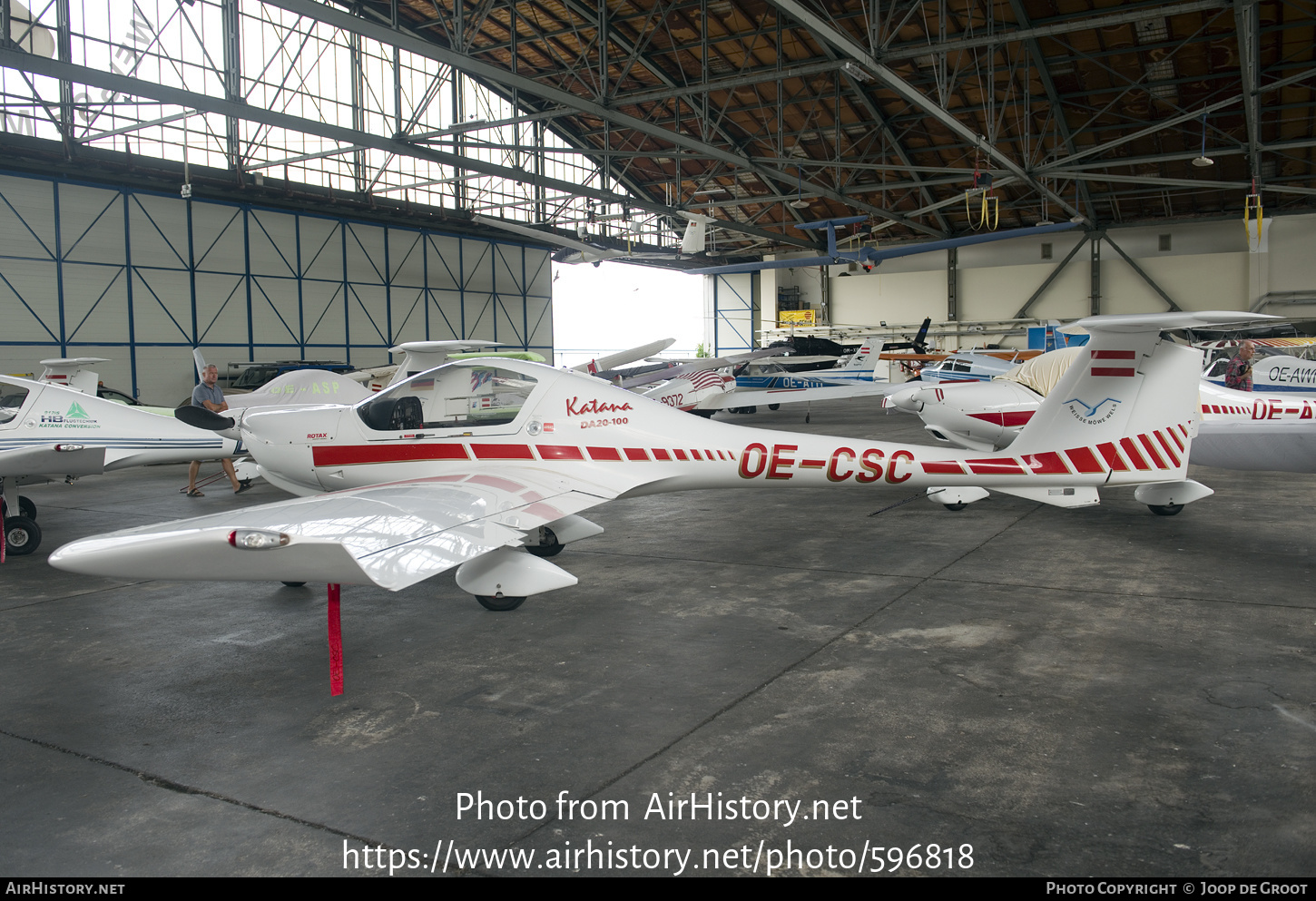 Aircraft Photo of OE-CSC | Diamond DA20A-1 Katana 100 | Weisse Möwe Wels | AirHistory.net #596818