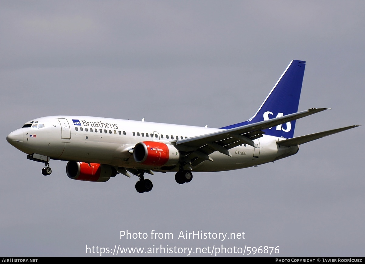 Aircraft Photo of OY-KKI | Boeing 737-783 | SAS Braathens | AirHistory.net #596876