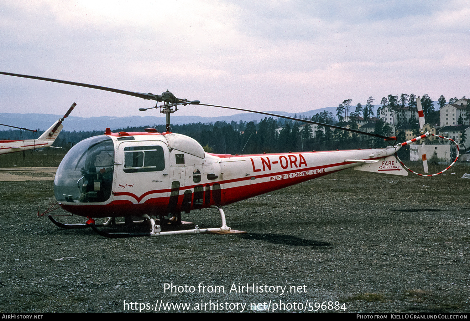 Aircraft Photo of LN-ORA | Bell 47J-2 Ranger | Helikopter Service | AirHistory.net #596884