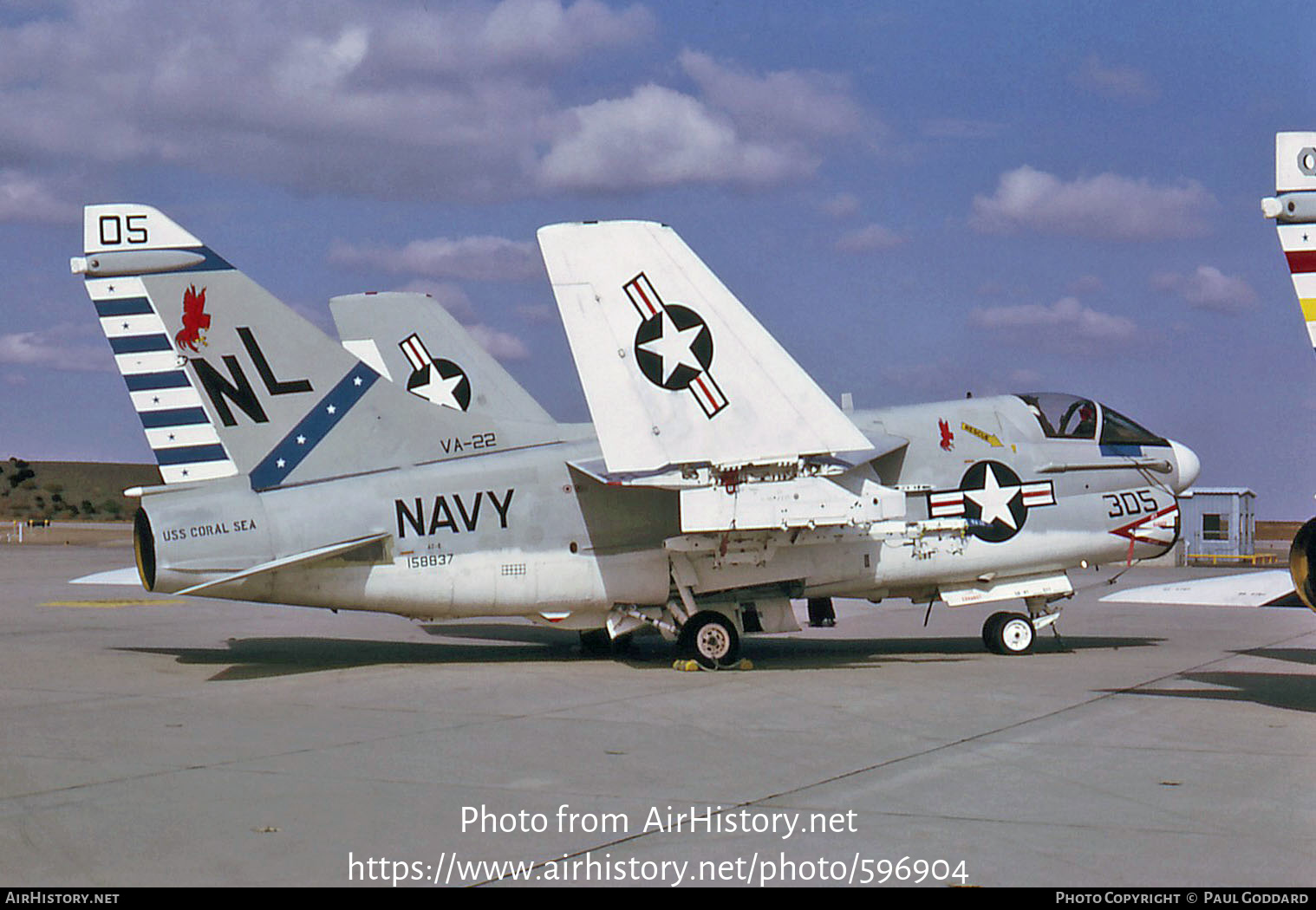 Aircraft Photo of 158837 | LTV A-7E Corsair II | USA - Navy | AirHistory.net #596904