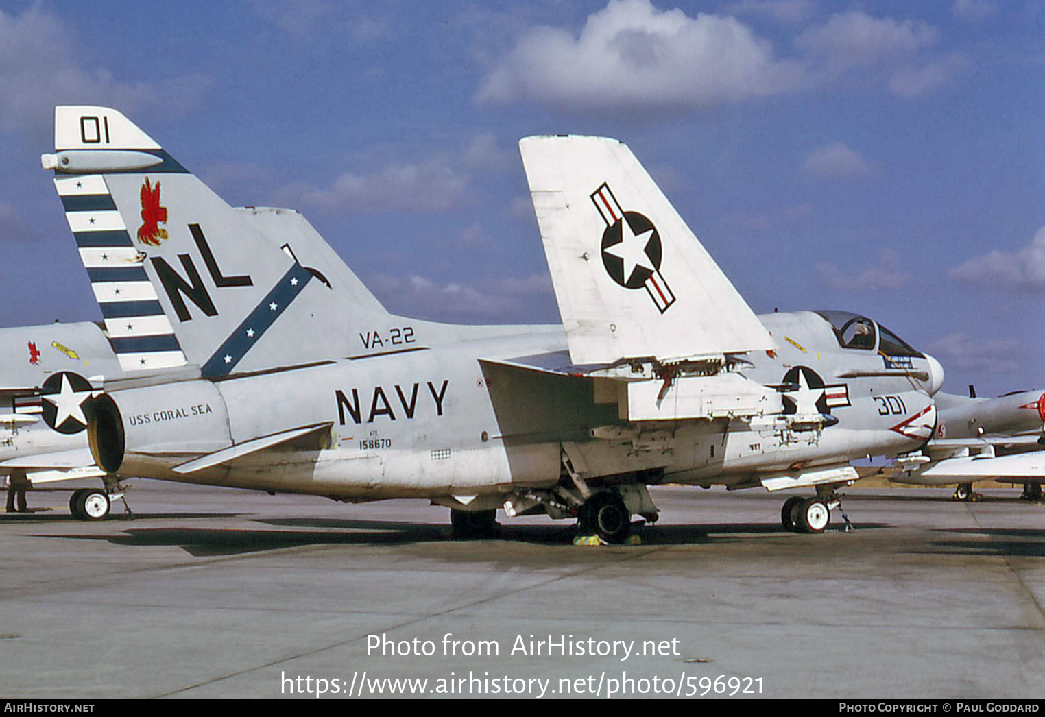 Aircraft Photo of 158670 | LTV A-7E Corsair II | USA - Navy | AirHistory.net #596921