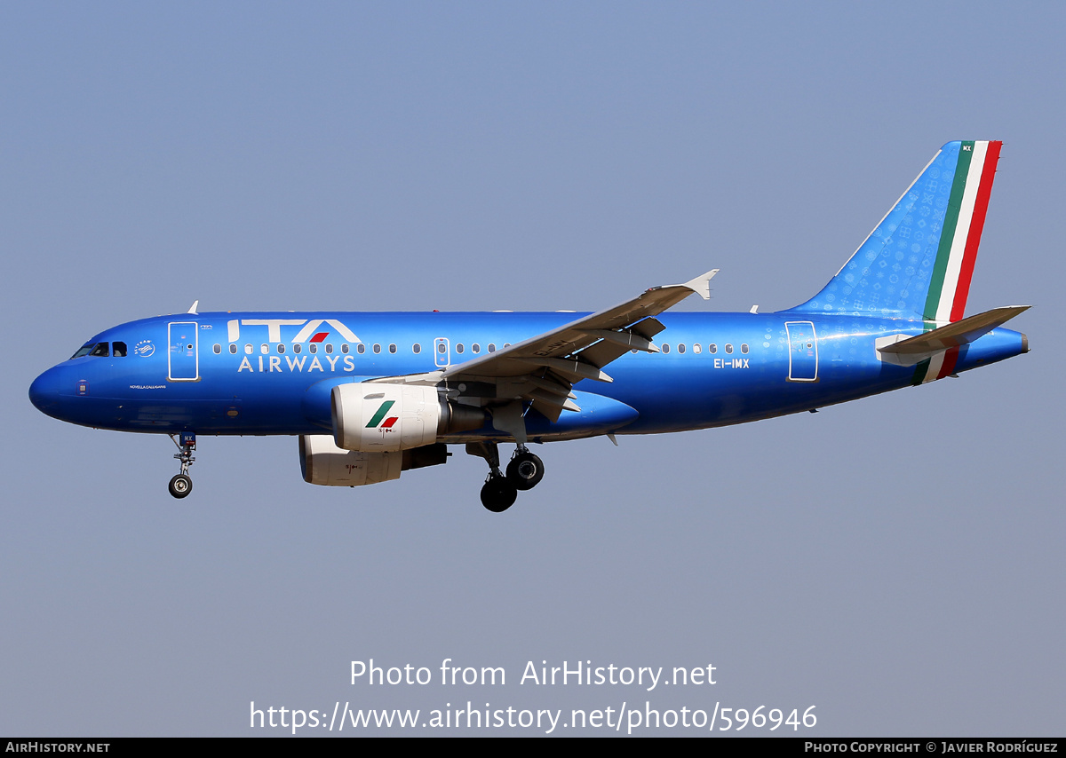 Aircraft Photo of EI-IMX | Airbus A319-111 | ITA Airways | AirHistory.net #596946