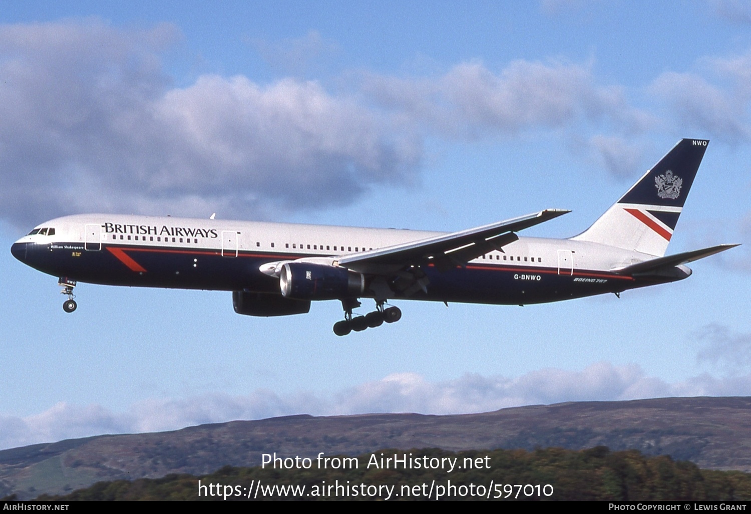 Aircraft Photo of G-BNWO | Boeing 767-336/ER | British Airways | AirHistory.net #597010