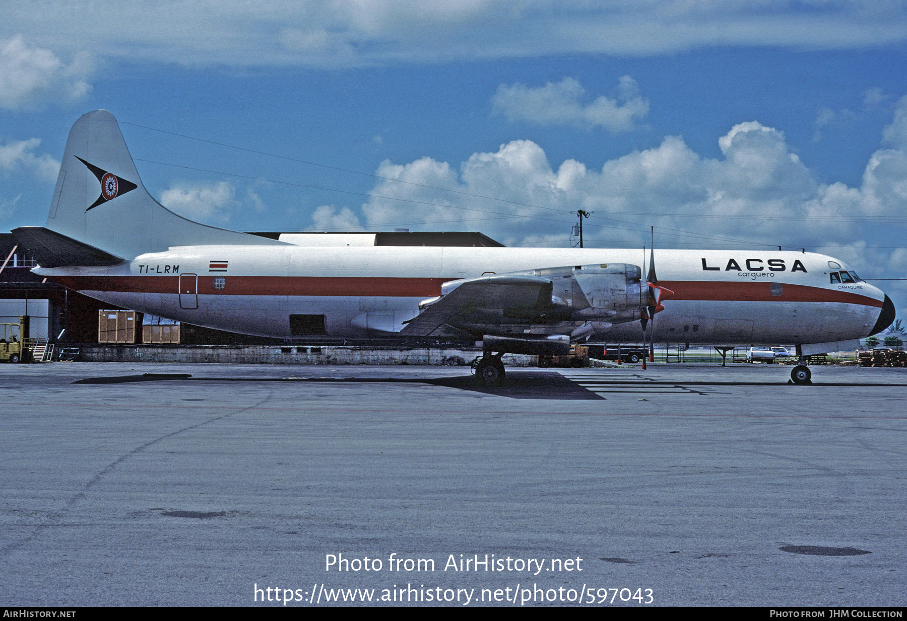 Aircraft Photo of TI-LRM | Lockheed L-188C(F) Electra | LACSA - Líneas Aéreas de Costa Rica | AirHistory.net #597043