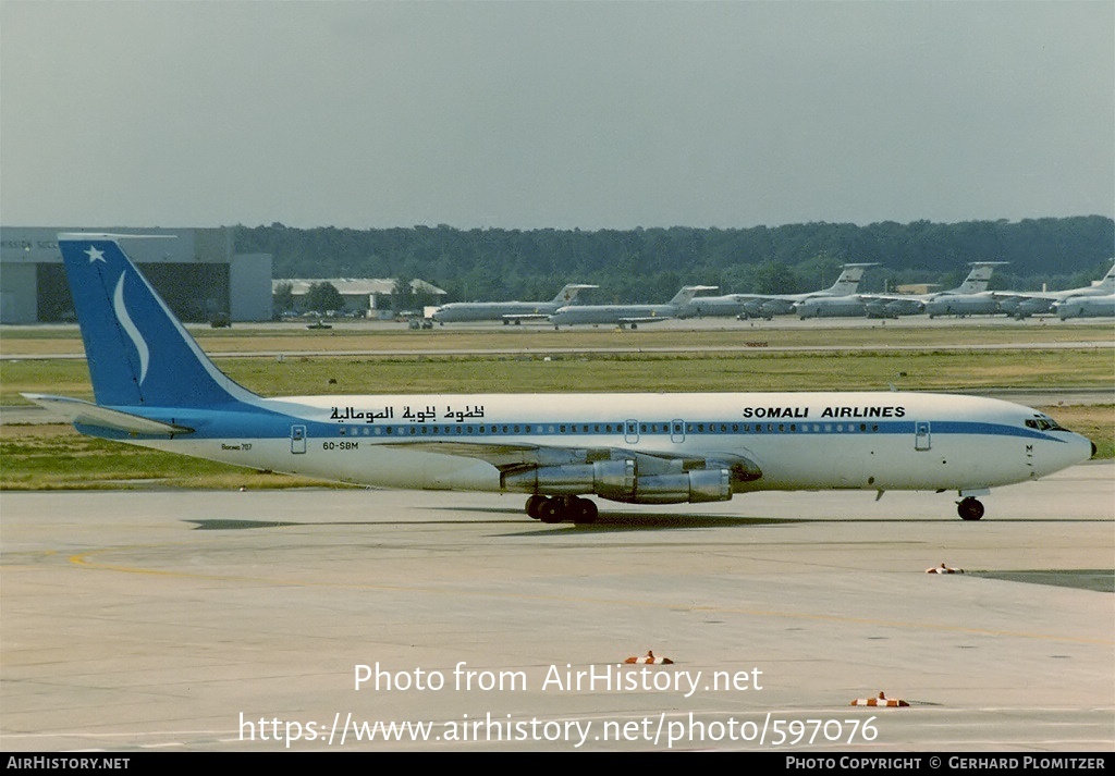 Aircraft Photo of 6O-SBM | Boeing 707-338C | Somali Airlines | AirHistory.net #597076