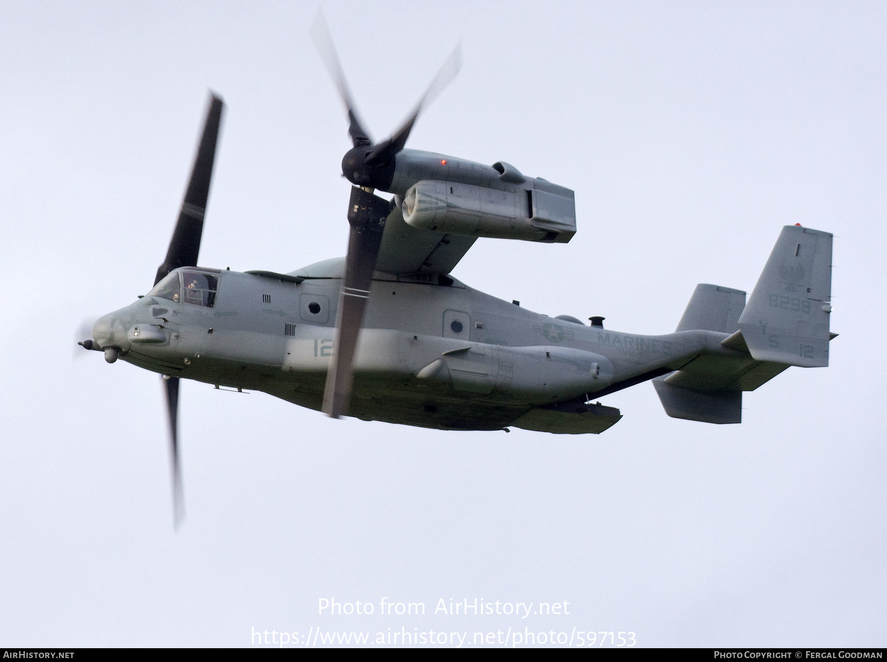 Aircraft Photo of 168298 | Bell-Boeing MV-22B Osprey | USA - Marines | AirHistory.net #597153