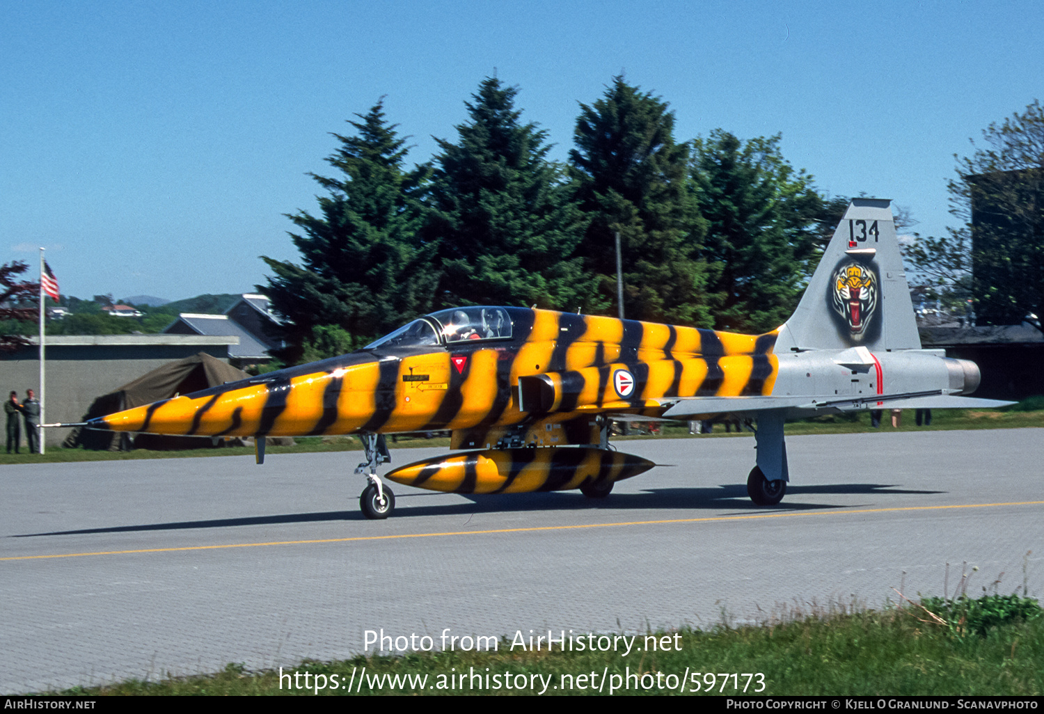 Aircraft Photo of 134 | Northrop F-5A(G) Freedom Fighter | Norway - Air Force | AirHistory.net #597173