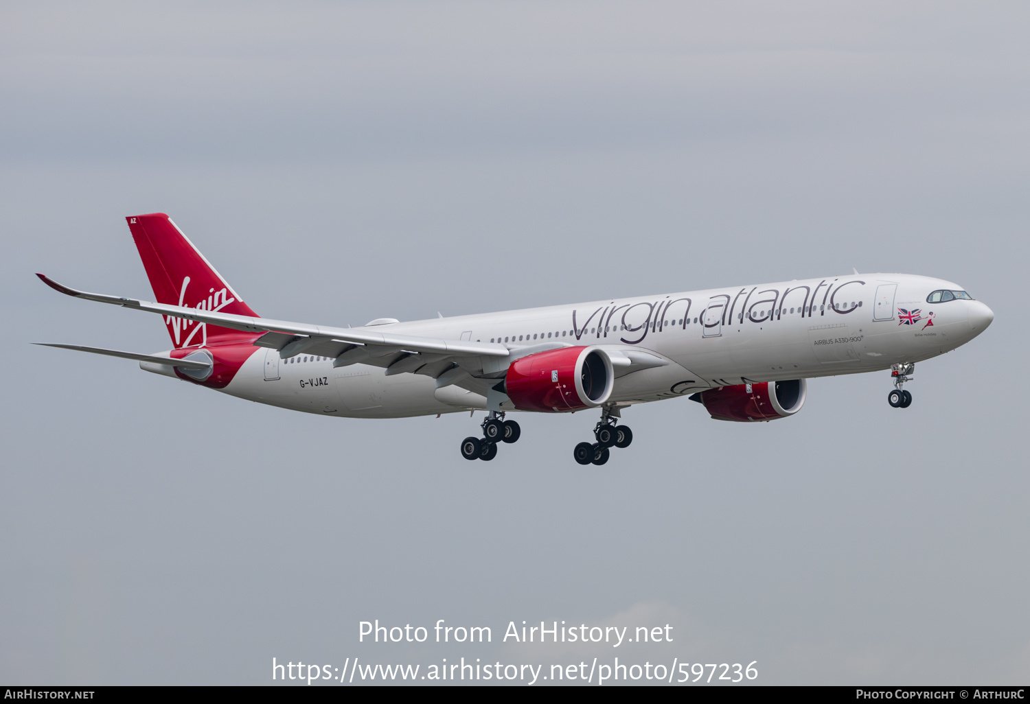 Aircraft Photo of G-VJAZ | Airbus A330-941N | Virgin Atlantic Airways | AirHistory.net #597236