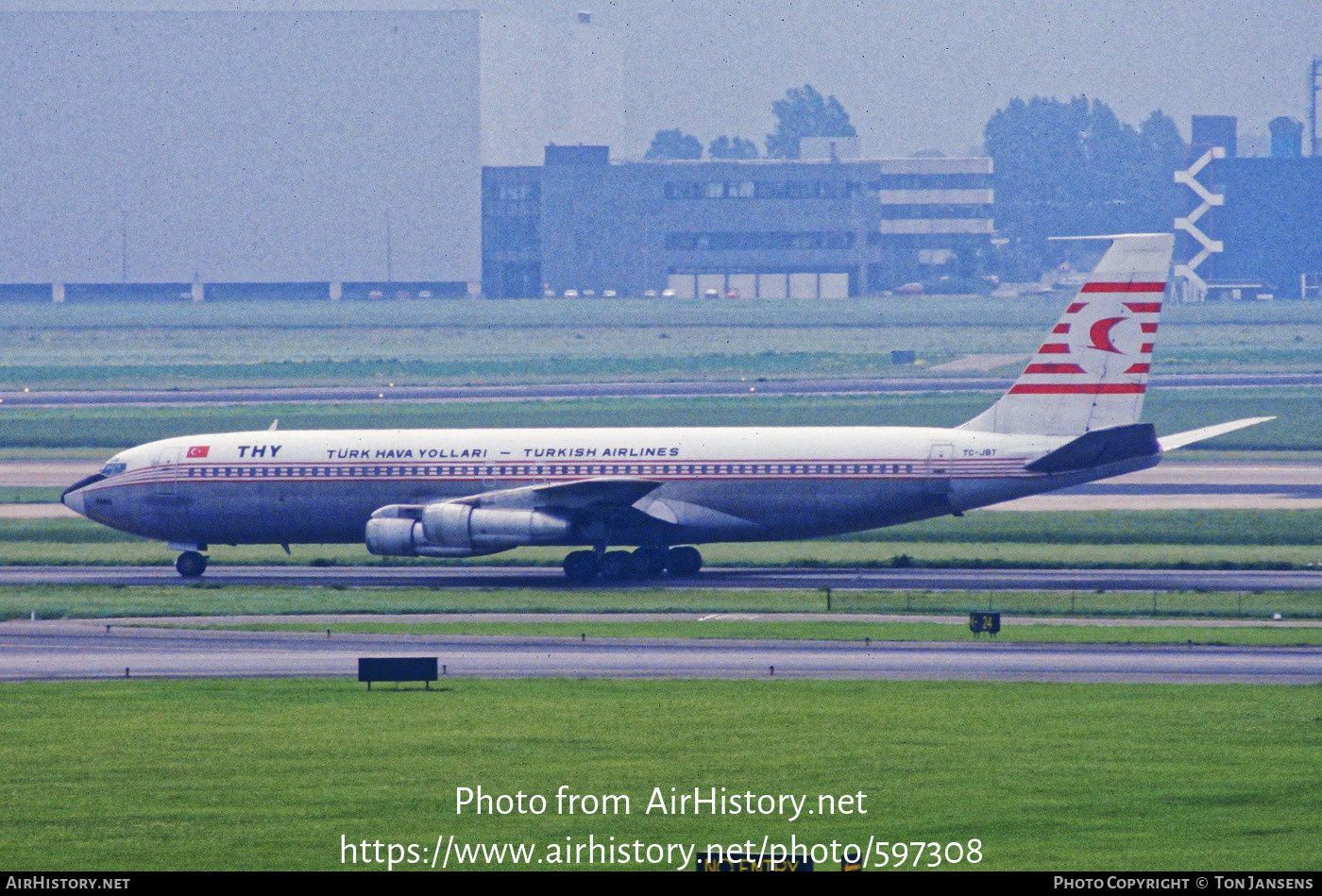 Aircraft Photo of TC-JBT | Boeing 707-321B | THY Türk Hava Yolları - Turkish Airlines | AirHistory.net #597308