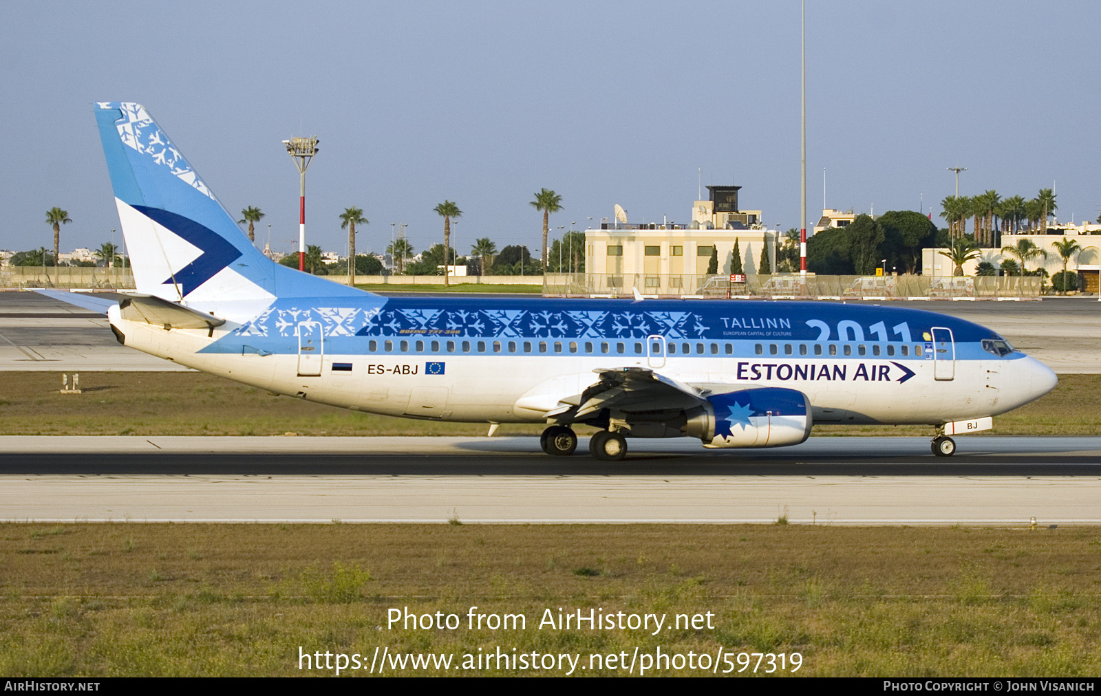 Aircraft Photo of ES-ABJ | Boeing 737-33R | Estonian Air | AirHistory.net #597319