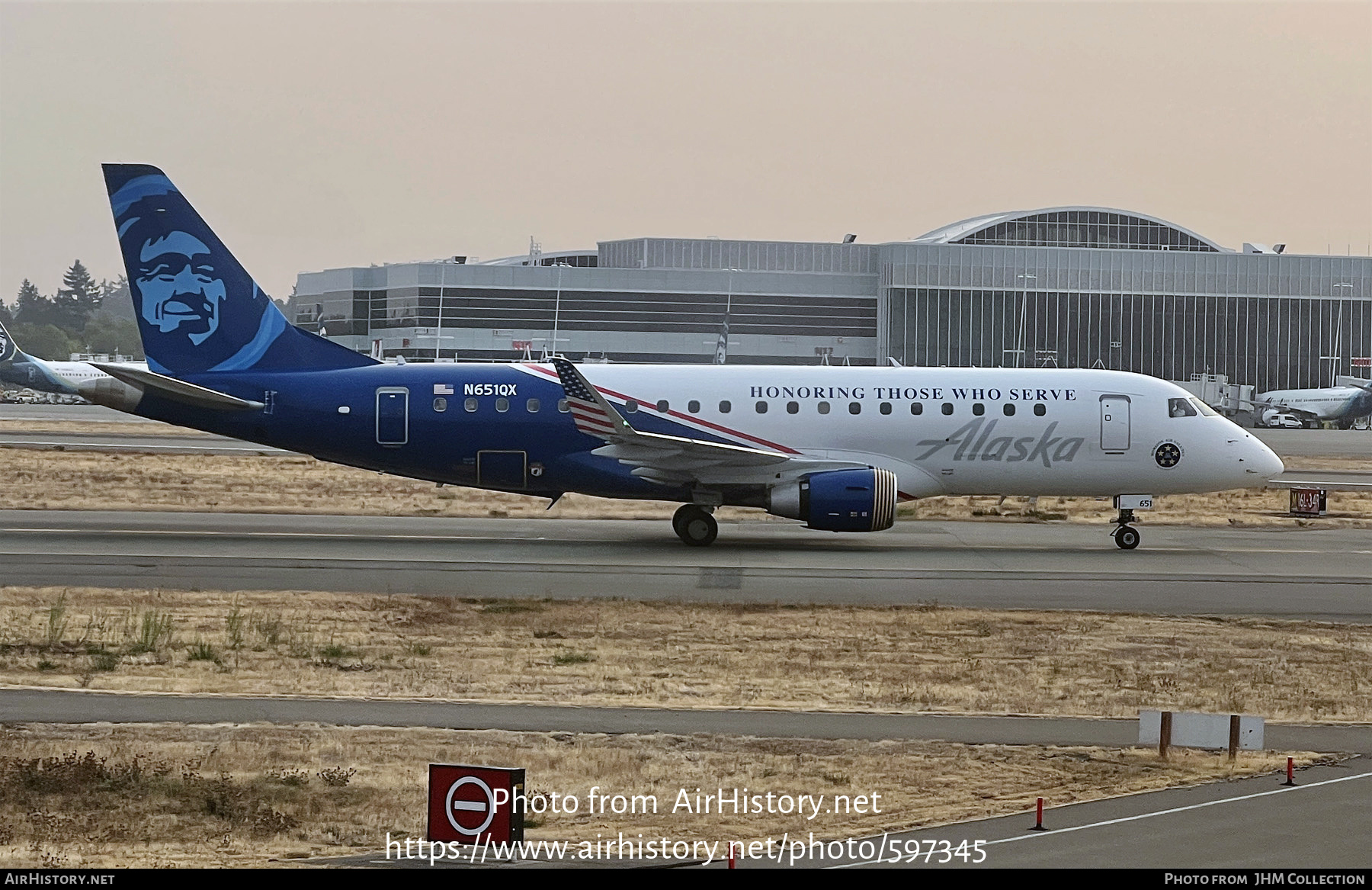 Aircraft Photo of N651QX | Embraer 175LR (ERJ-170-200LR) | Alaska Airlines | AirHistory.net #597345