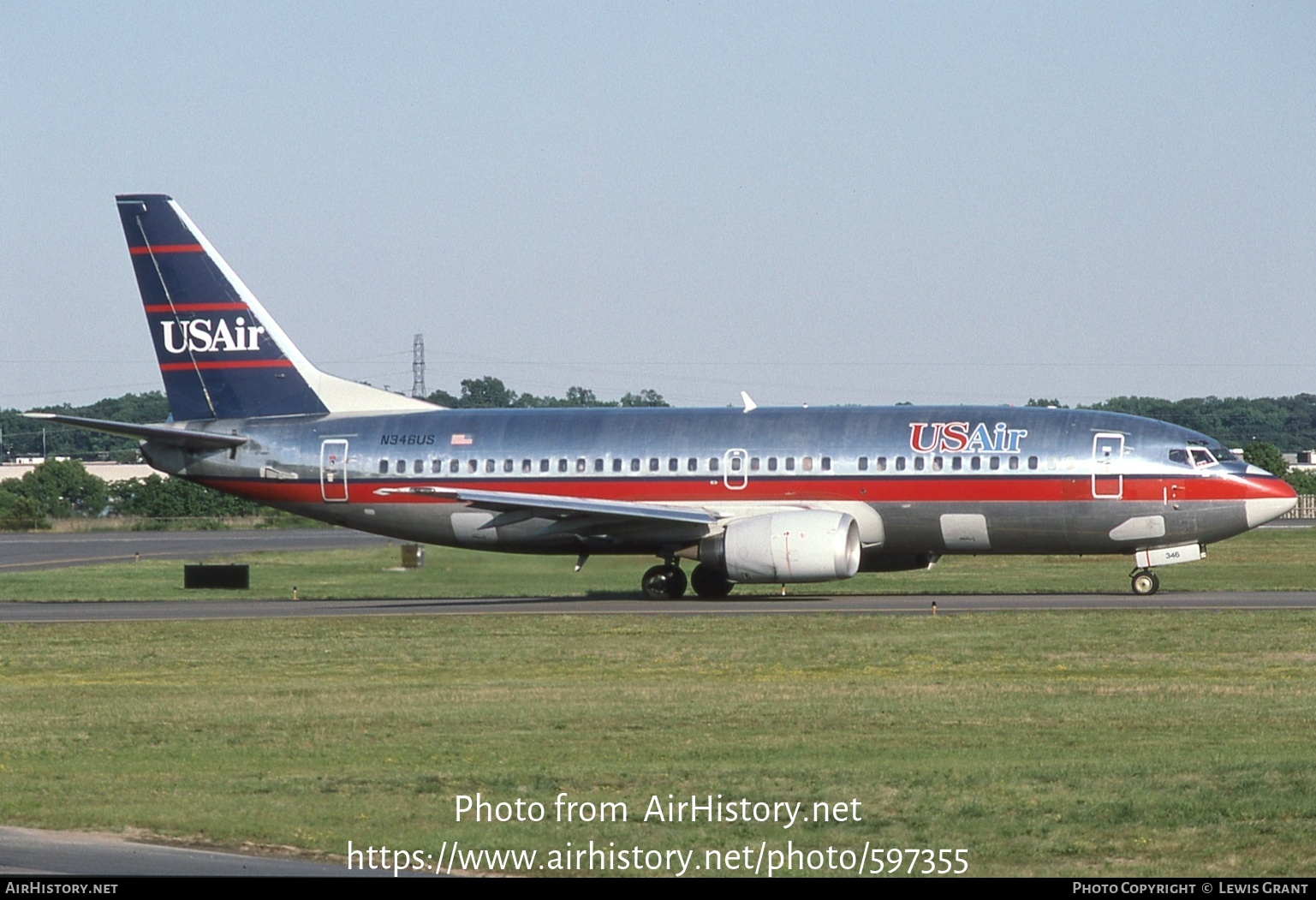 Aircraft Photo of N346US | Boeing 737-301 | USAir | AirHistory.net #597355