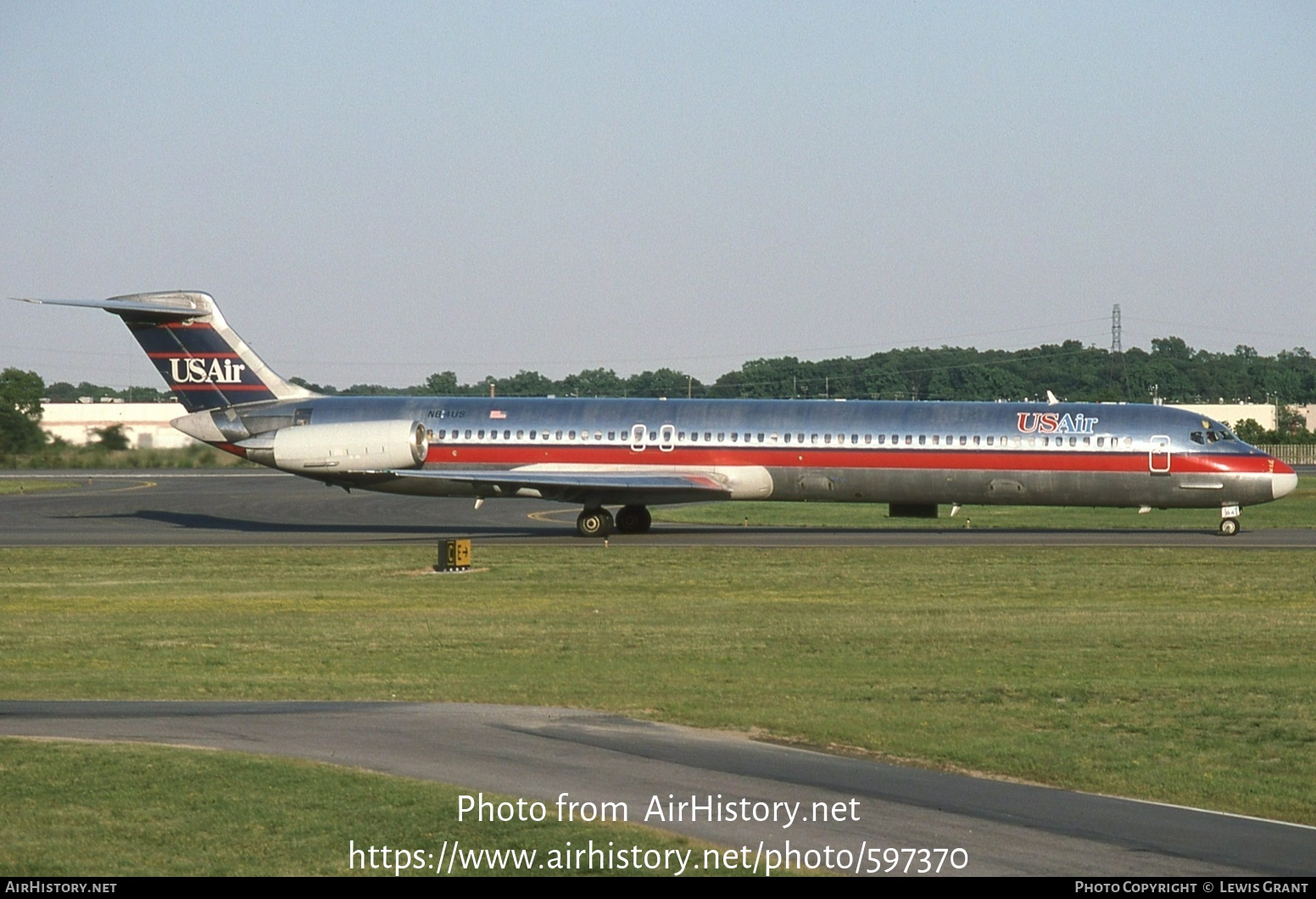 Aircraft Photo of N814US | McDonnell Douglas MD-81 (DC-9-81) | USAir | AirHistory.net #597370