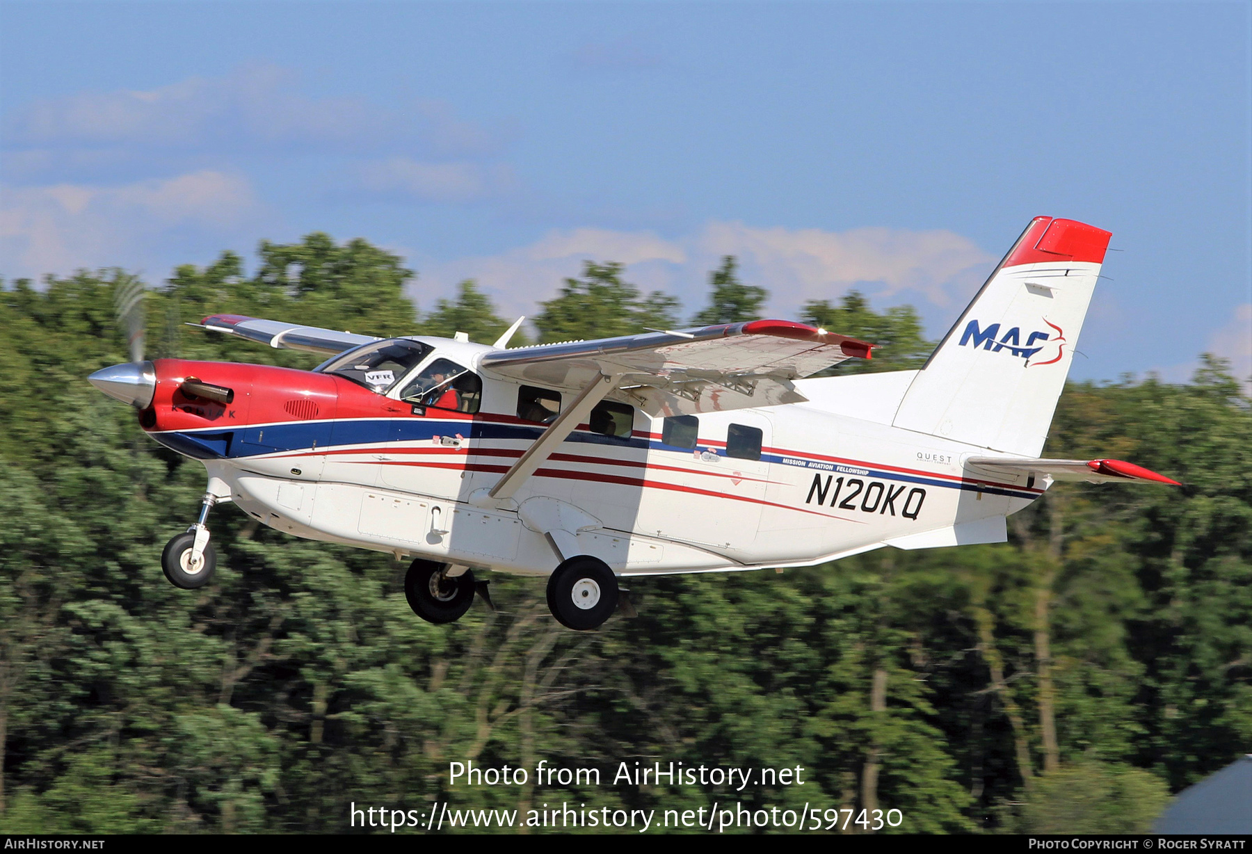 Aircraft Photo of N120KQ | Quest Kodiak 100 | Mission Aviation Fellowship - MAF | AirHistory.net #597430