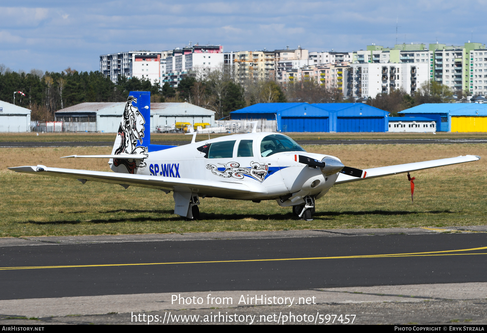 Aircraft Photo of SP-WKX | Mooney M-20J 201 | AirHistory.net #597457