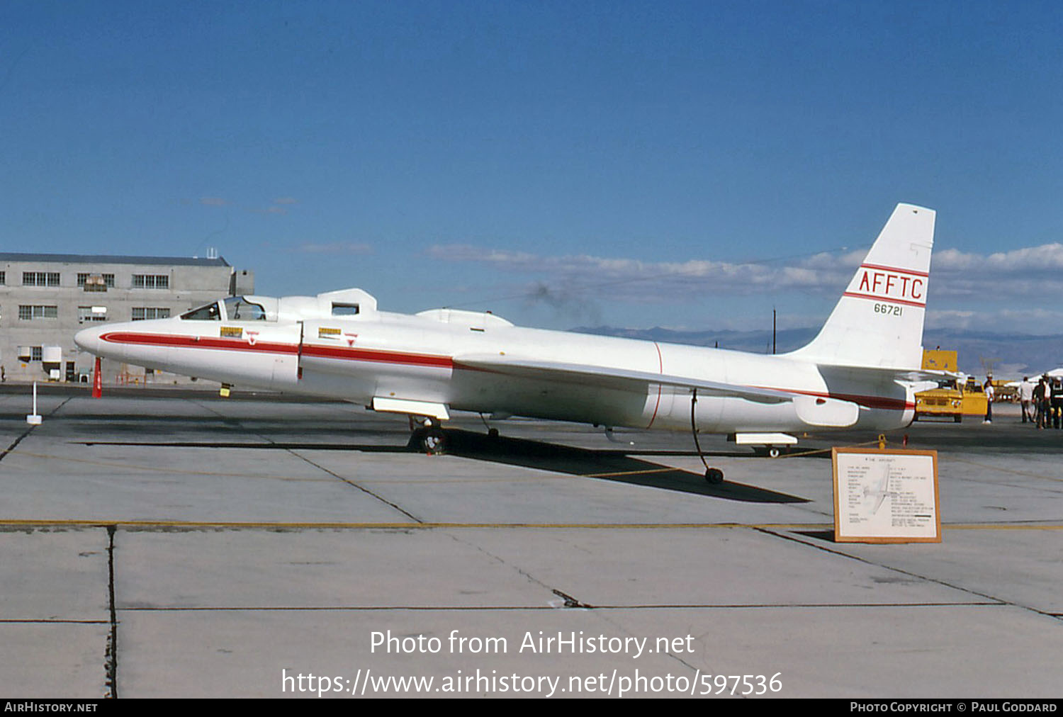 Aircraft Photo of 56-6721 / 66721 | Lockheed U-2D | USA - Air Force | AirHistory.net #597536