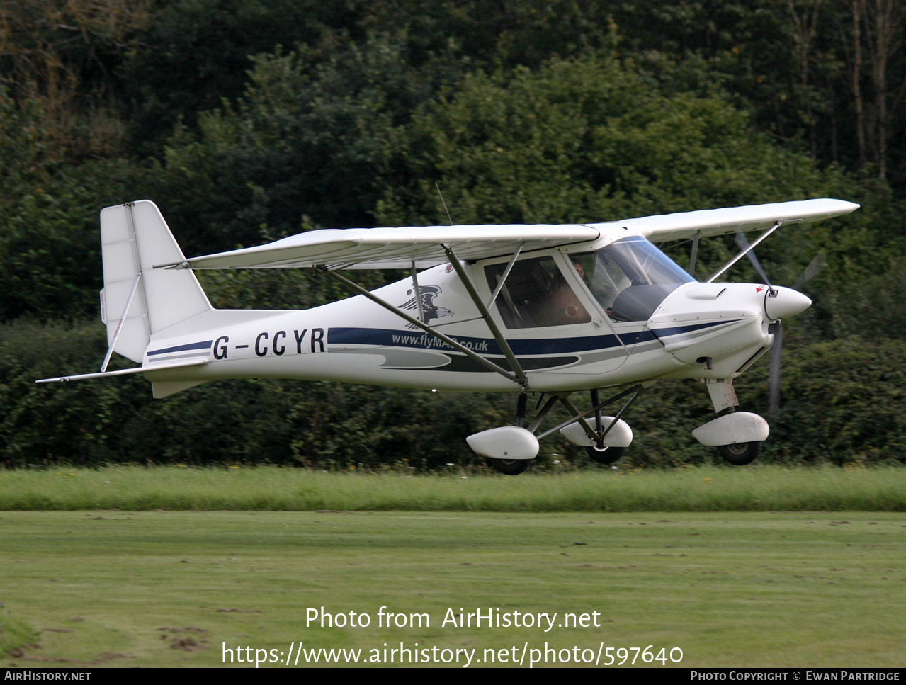 Aircraft Photo of G-CCYR, Comco Ikarus C42-FB80, AirBourne Aviation