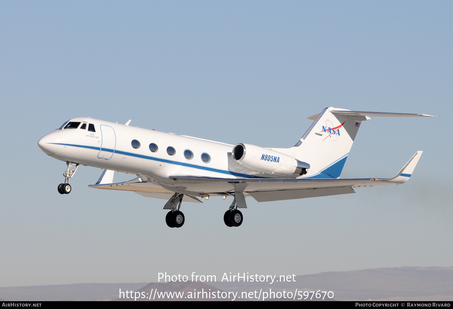 Aircraft Photo of N805NA | Grumman American G-1159 Gulfstream II | NASA - National Aeronautics and Space Administration | AirHistory.net #597670