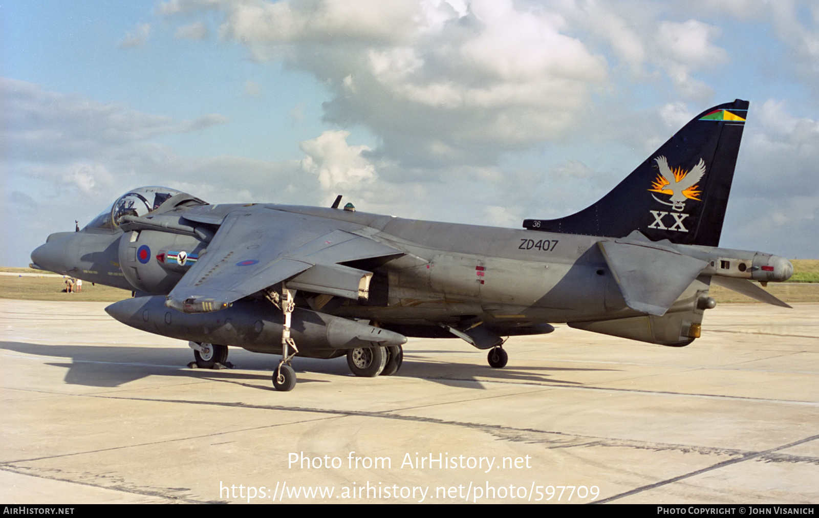 Aircraft Photo of ZD407 | British Aerospace Harrier GR7 | UK - Air Force | AirHistory.net #597709