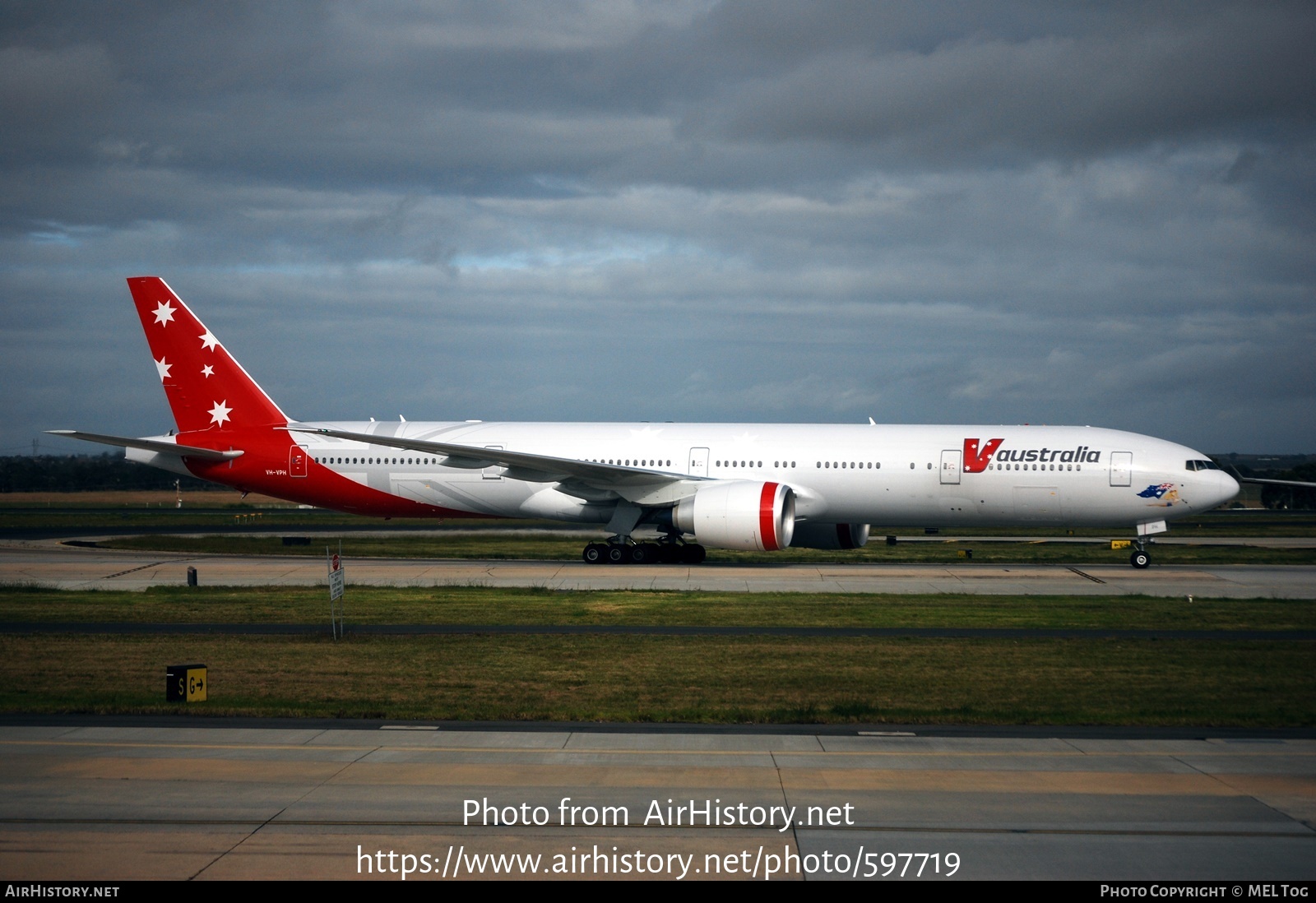 Aircraft Photo of VH-VPH | Boeing 777-3ZG/ER | V Australia | AirHistory.net #597719