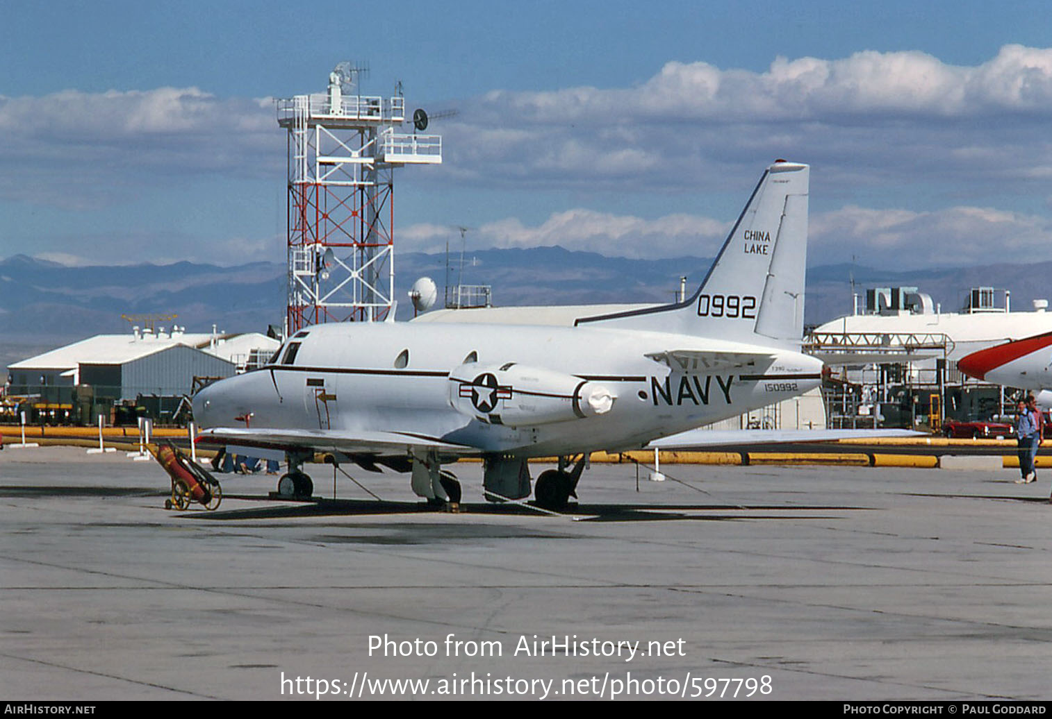 Aircraft Photo of 150992 / 0992 | North American Rockwell T-39D | USA - Navy | AirHistory.net #597798