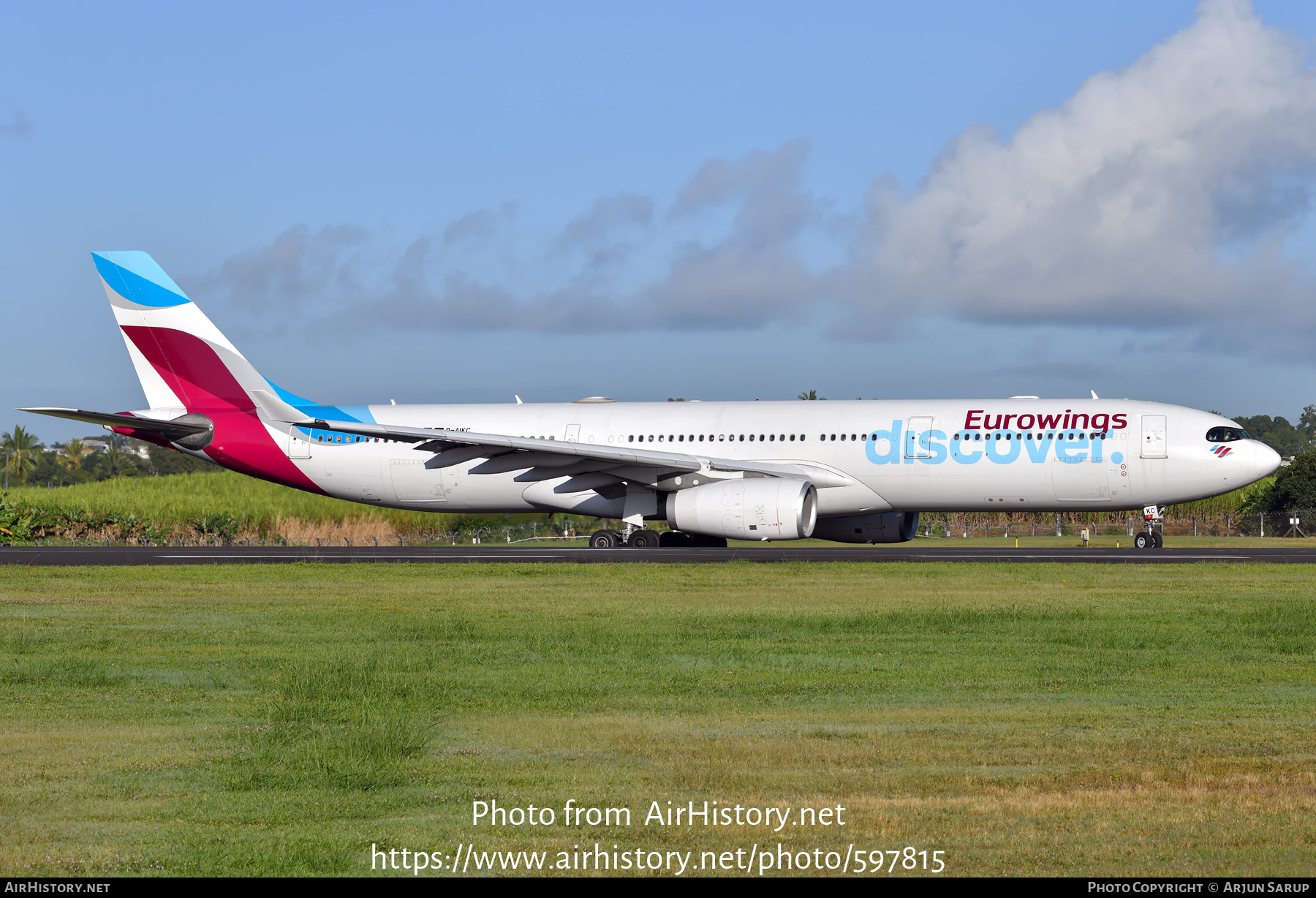 Aircraft Photo of D-AIKC | Airbus A330-343 | Eurowings Discover | AirHistory.net #597815