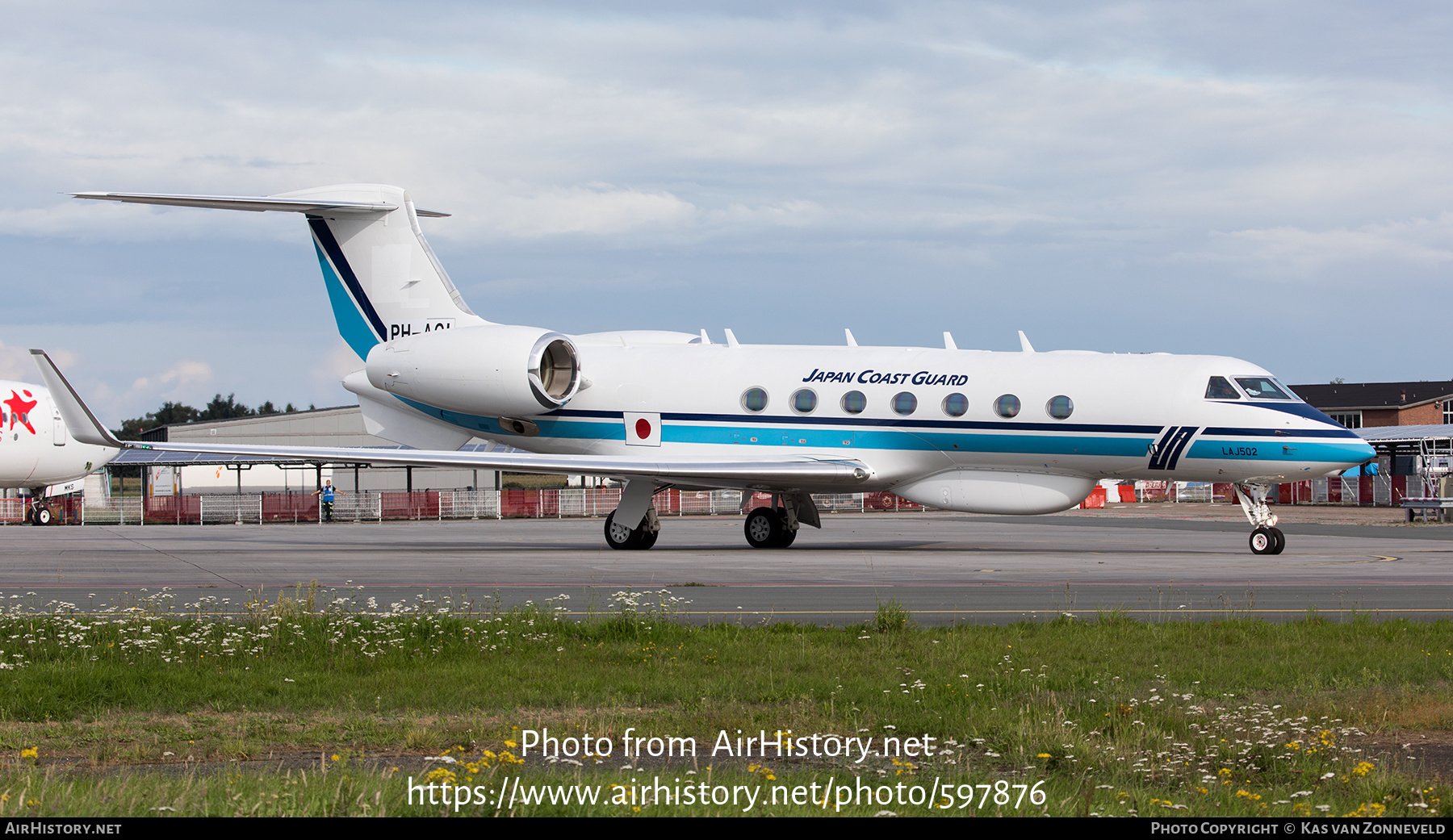 Aircraft Photo of PH-AQI | Gulfstream Aerospace G-V-SP Gulfstream G550 | Japan Coast Guard | AirHistory.net #597876