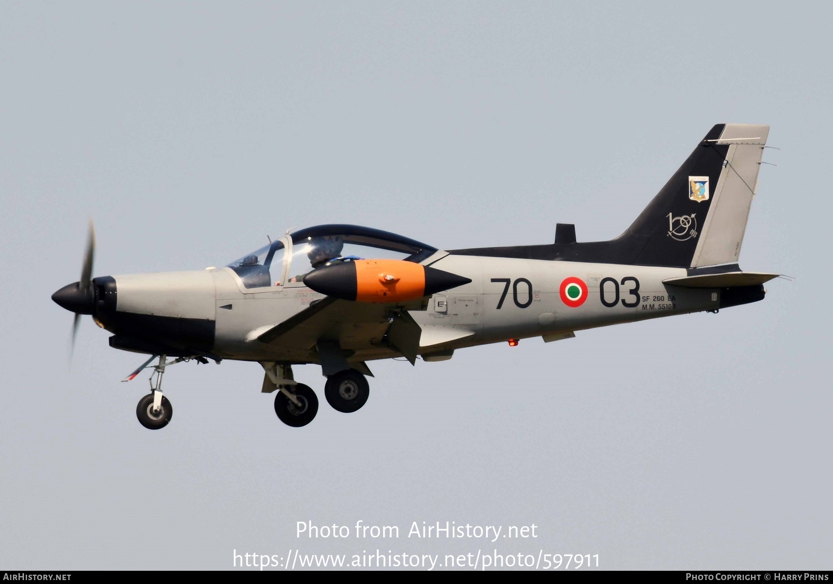 Aircraft Photo of MM55100 | SIAI-Marchetti SF-260EA | Italy - Air Force | AirHistory.net #597911