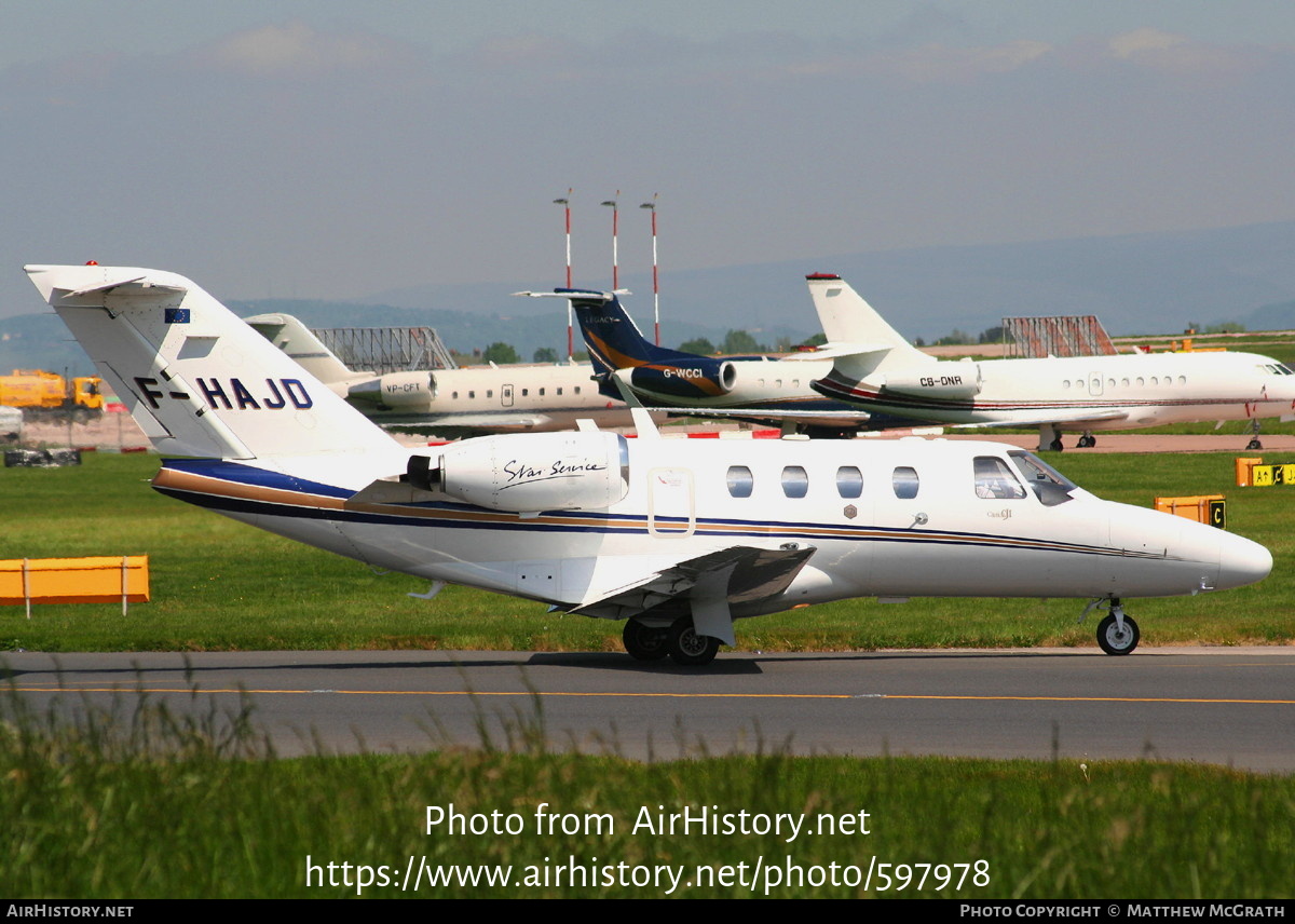 Aircraft Photo of F-HAJD | Cessna 525 CitationJet CJ1 | Star Service International | AirHistory.net #597978