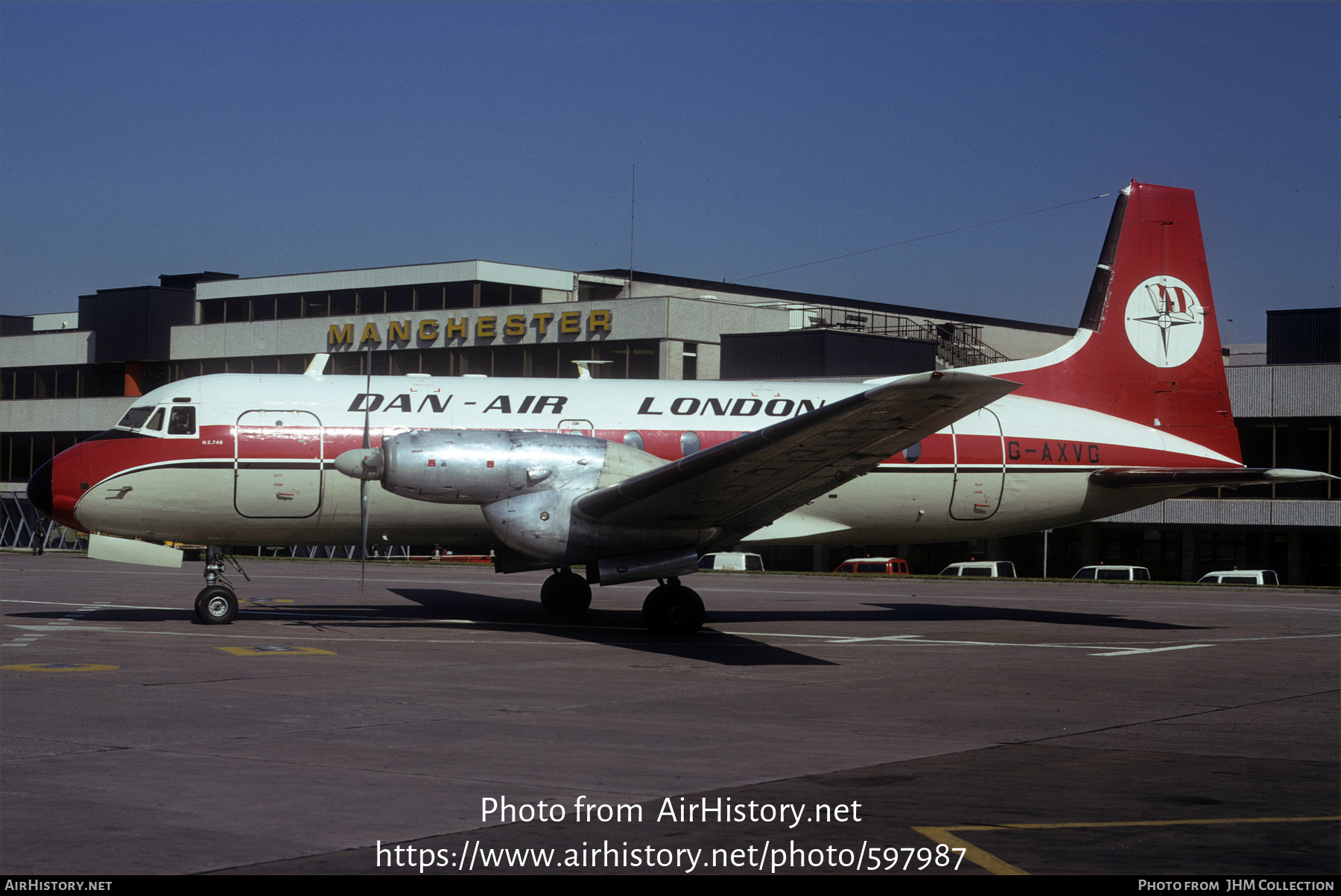 Aircraft Photo of G-AXVG | Hawker Siddeley HS-748 Srs2A/226 | Dan-Air London | AirHistory.net #597987