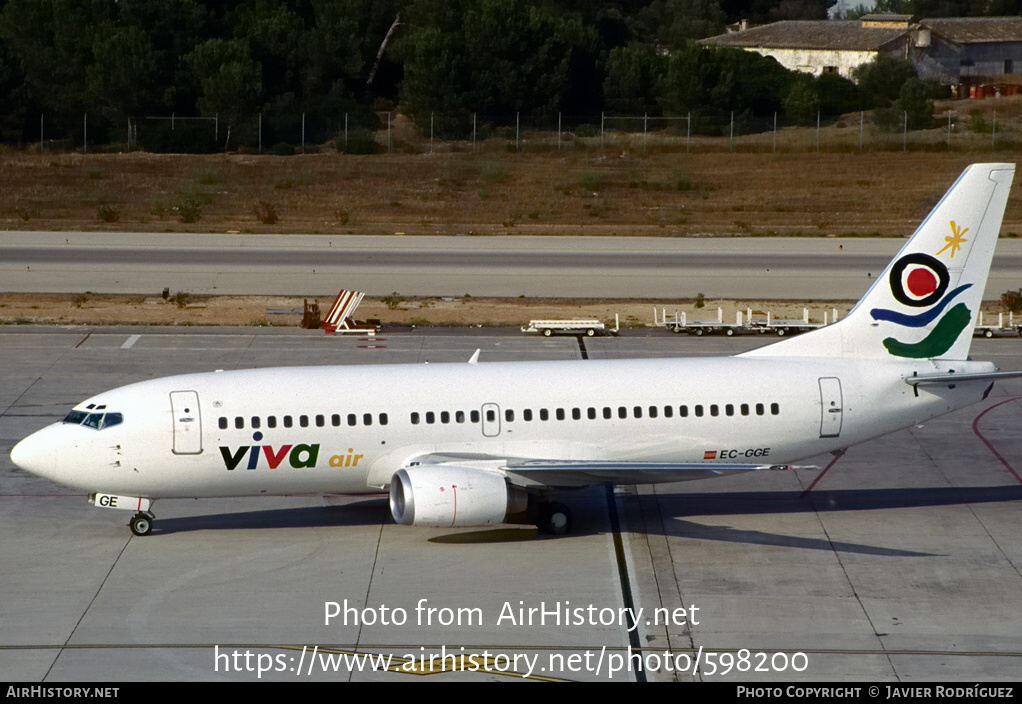 Aircraft Photo of EC-GGE | Boeing 737-36E | Viva Air | AirHistory.net #598200