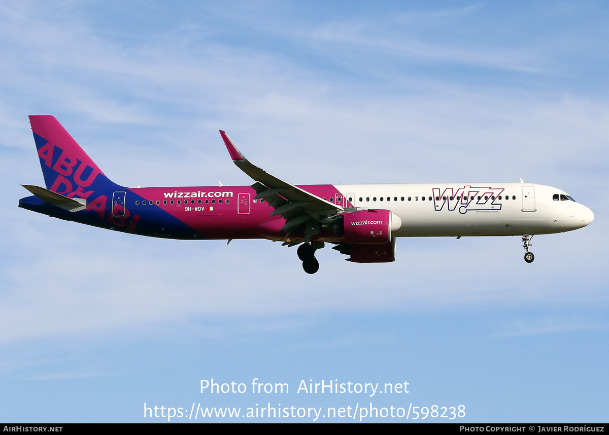 Aircraft Photo of 9H-WDV | Airbus A321-271NX | Wizz Air | AirHistory.net #598238