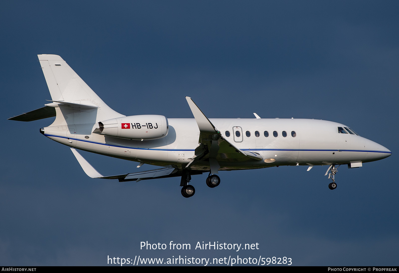 Aircraft Photo of HB-IBJ | Dassault Falcon 2000LX | AirHistory.net #598283