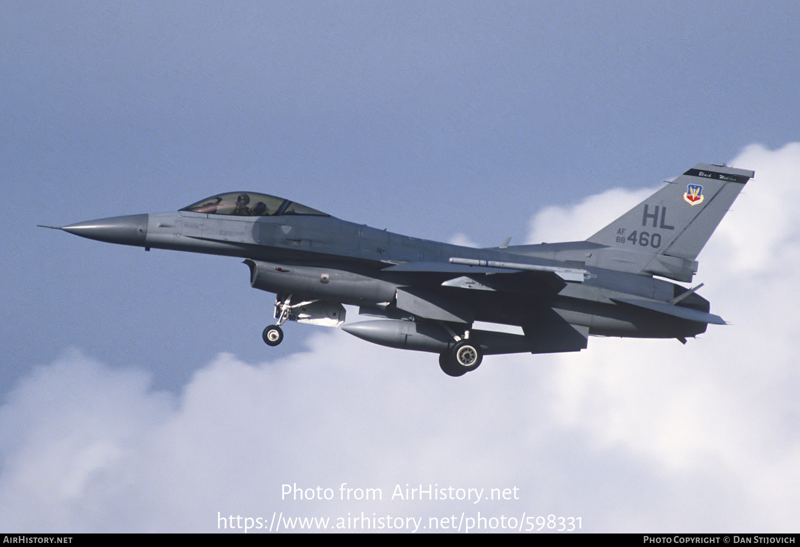 Aircraft Photo of 88-0460 / AF88-460 | Lockheed Martin F-16CM Fighting Falcon | USA - Air Force | AirHistory.net #598331