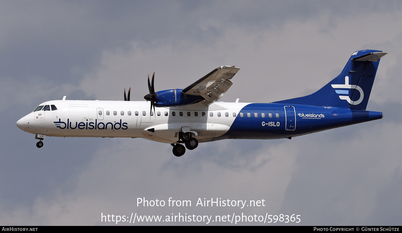 Aircraft Photo of G-ISLO | ATR ATR-72-500 (ATR-72-212A) | Blue Islands | AirHistory.net #598365