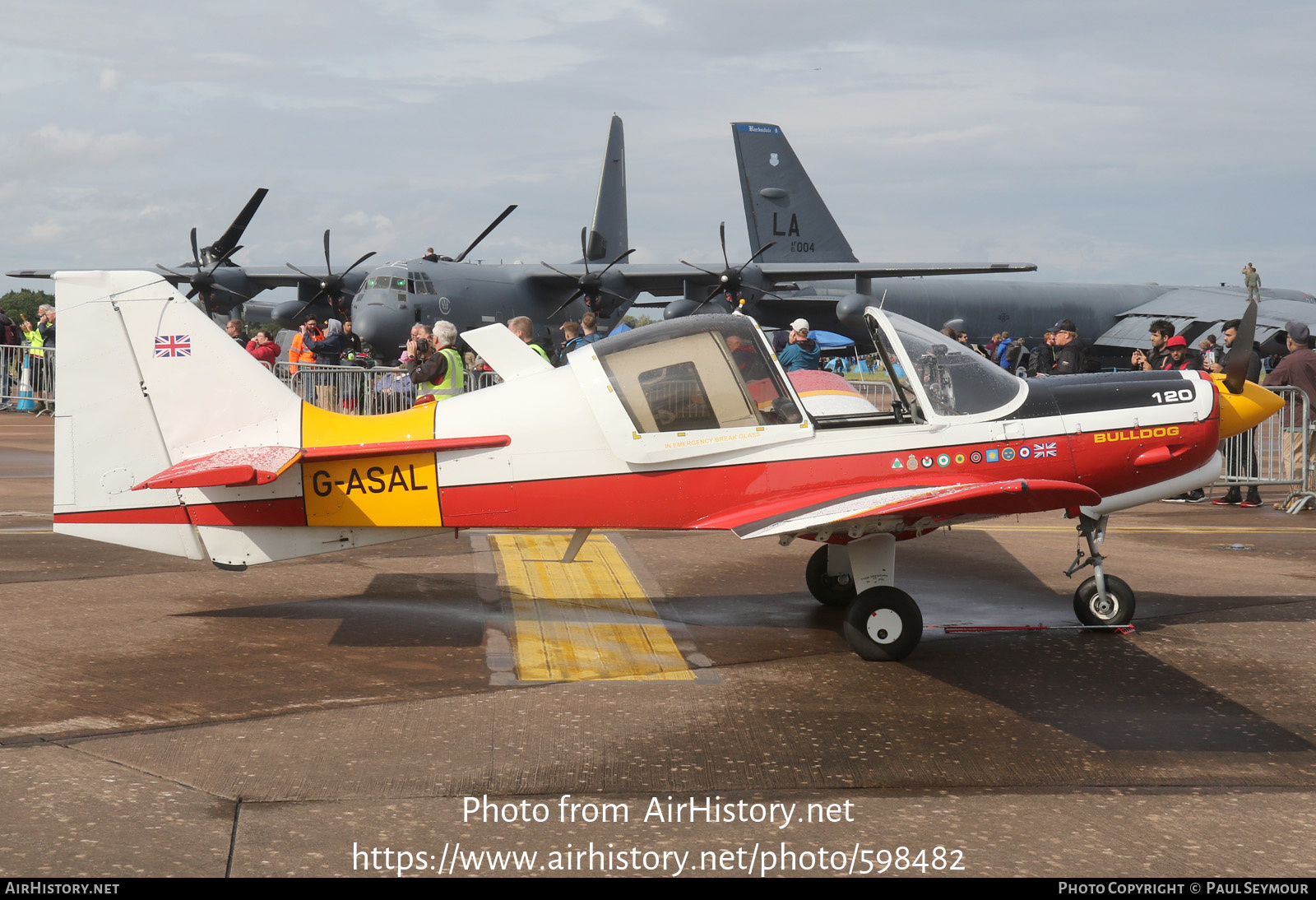 Aircraft Photo of G-ASAL | Scottish Aviation Bulldog 120/124 | AirHistory.net #598482