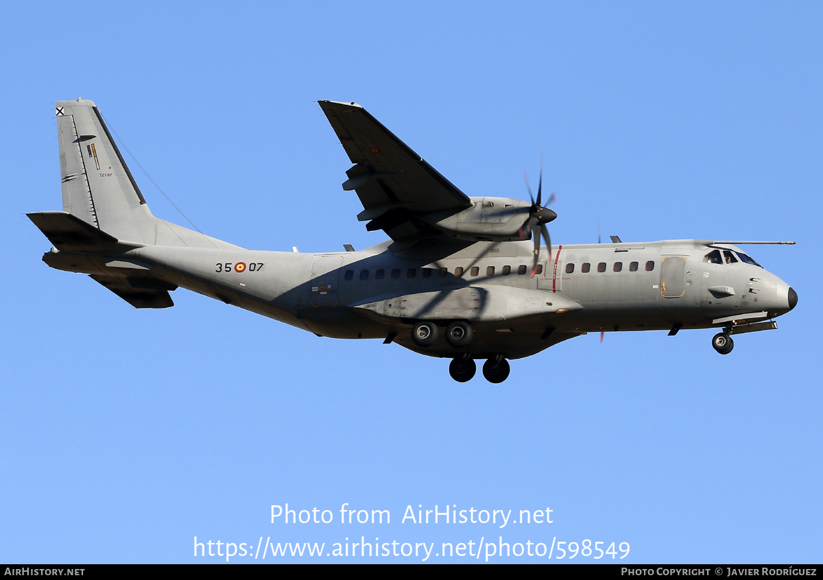 Aircraft Photo of T.21-07 | CASA C295M | Spain - Air Force | AirHistory.net #598549