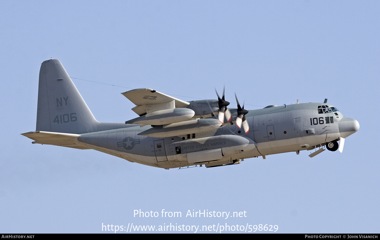 Aircraft Photo of 164106 / 4106 | Lockheed KC-130T Hercules (L-382) | USA - Navy | AirHistory.net #598629