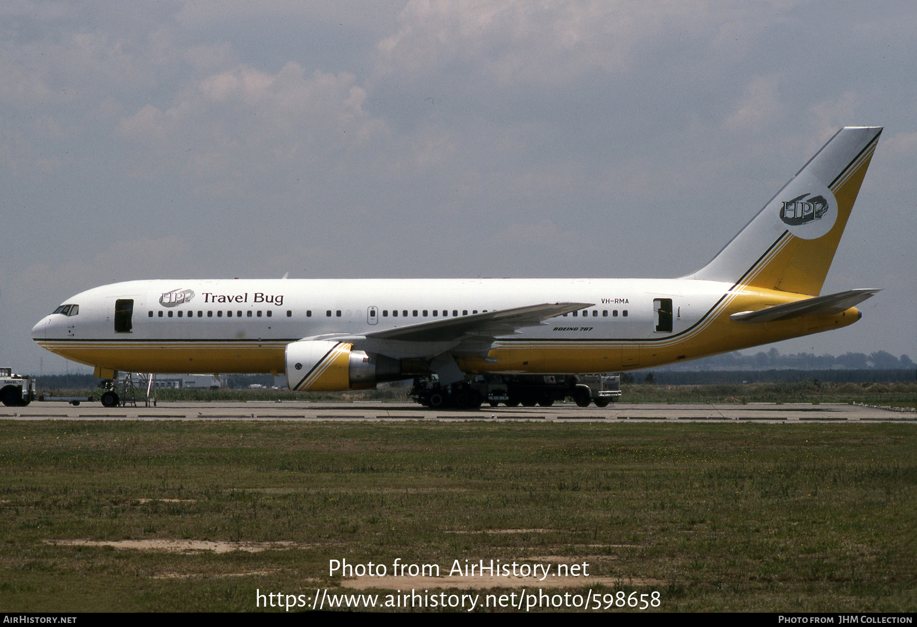 Aircraft Photo of VH-RMA | Boeing 767-284/ER | HPL Travel Bug | AirHistory.net #598658