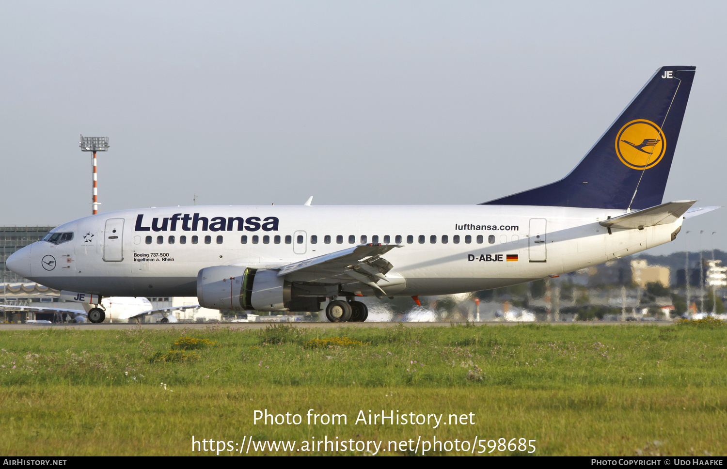 Aircraft Photo of D-ABJE | Boeing 737-530 | Lufthansa | AirHistory.net #598685