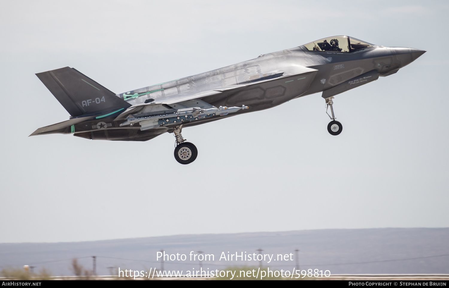 Aircraft Photo of AF-04 | Lockheed Martin F-35A Lightning II | USA - Air Force | AirHistory.net #598810