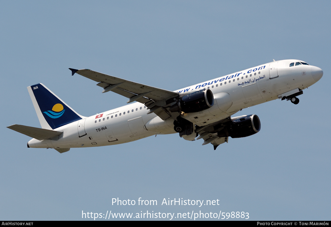 Aircraft Photo of TS-INA | Airbus A320-214 | Nouvelair Tunisie | AirHistory.net #598883