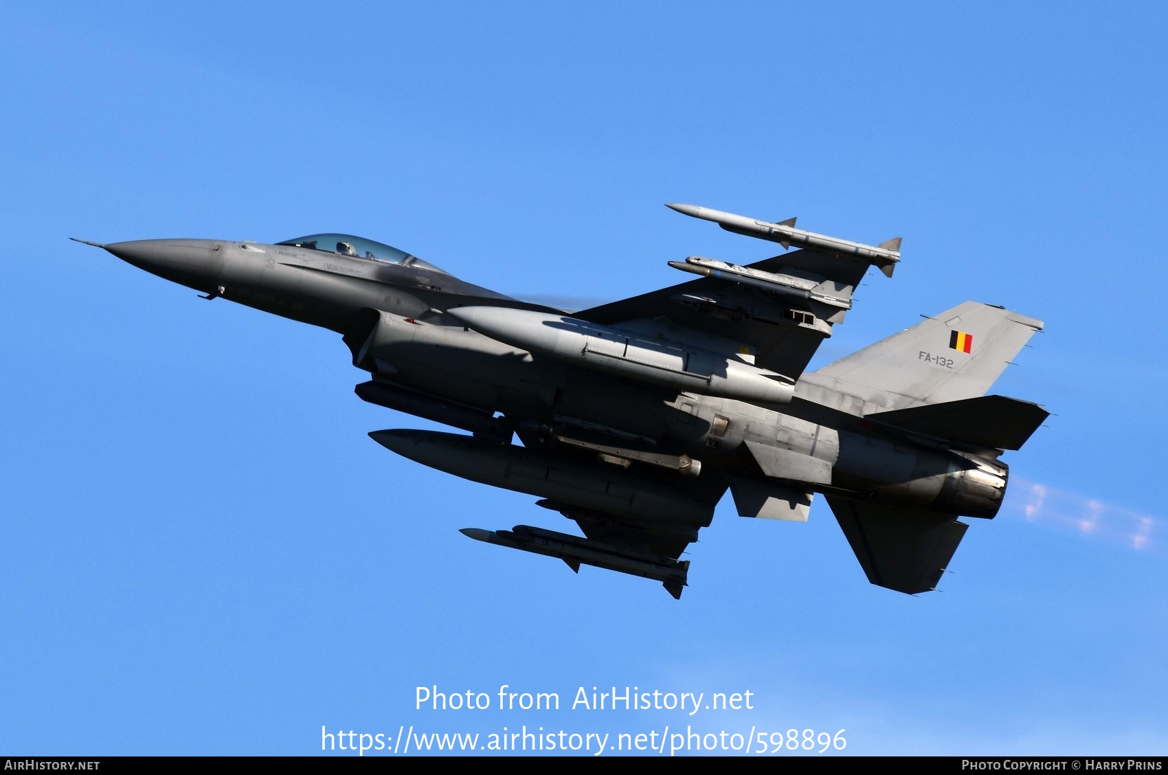 Aircraft Photo of FA-132 | General Dynamics F-16AM Fighting Falcon | Belgium - Air Force | AirHistory.net #598896