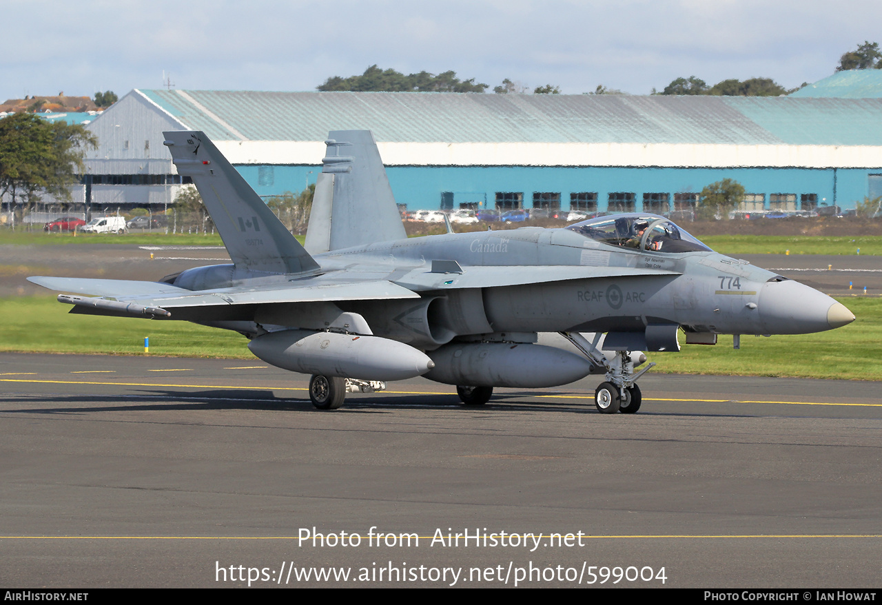 Aircraft Photo of 188774 | McDonnell Douglas CF-188 Hornet | Canada - Air Force | AirHistory.net #599004